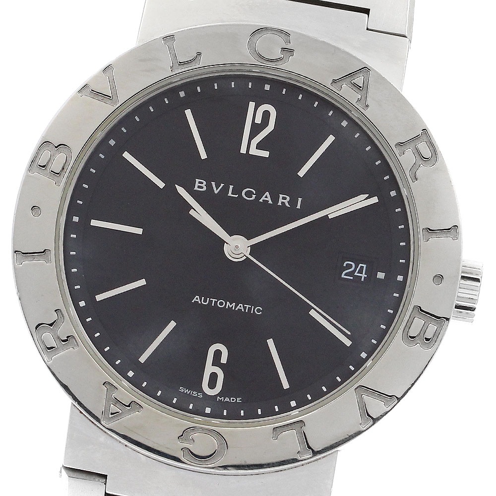 ブルガリ BVLGARI BB38SSAUTO ブルガリブルガリ デイト 自動巻き メンズ 保証書付き_897295【中古】