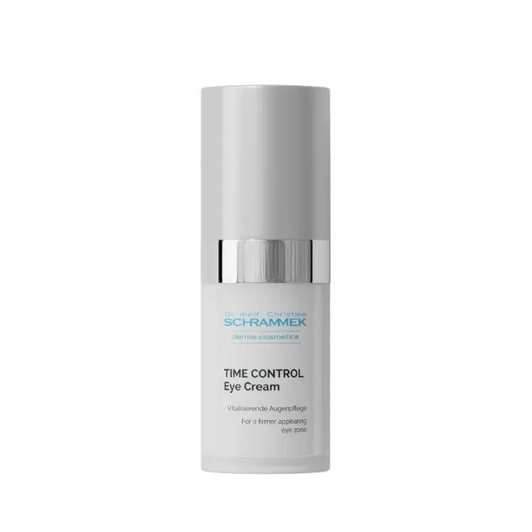 アイクリーム タイムコントロールアイクリーム 15ml シュラメック Schrammek 植物由来 スキンケア 保湿 ハーブエキス オールシーズン グリーンピール