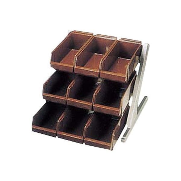 カンダ DXオーガナイザー 3段3列 ブラウン