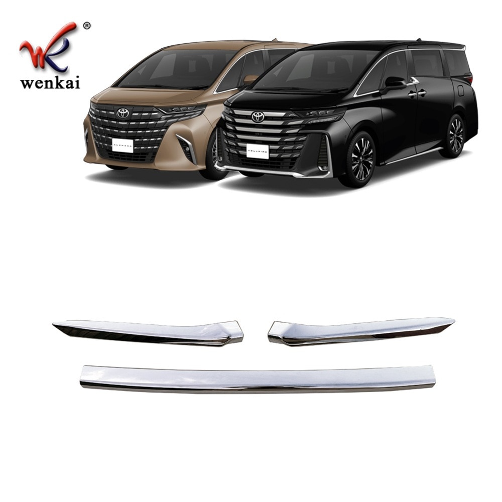 23系 アルファード40系 改造 フロントフード トリム ストリップ ヴェルファイア 専用ボンネットに適合