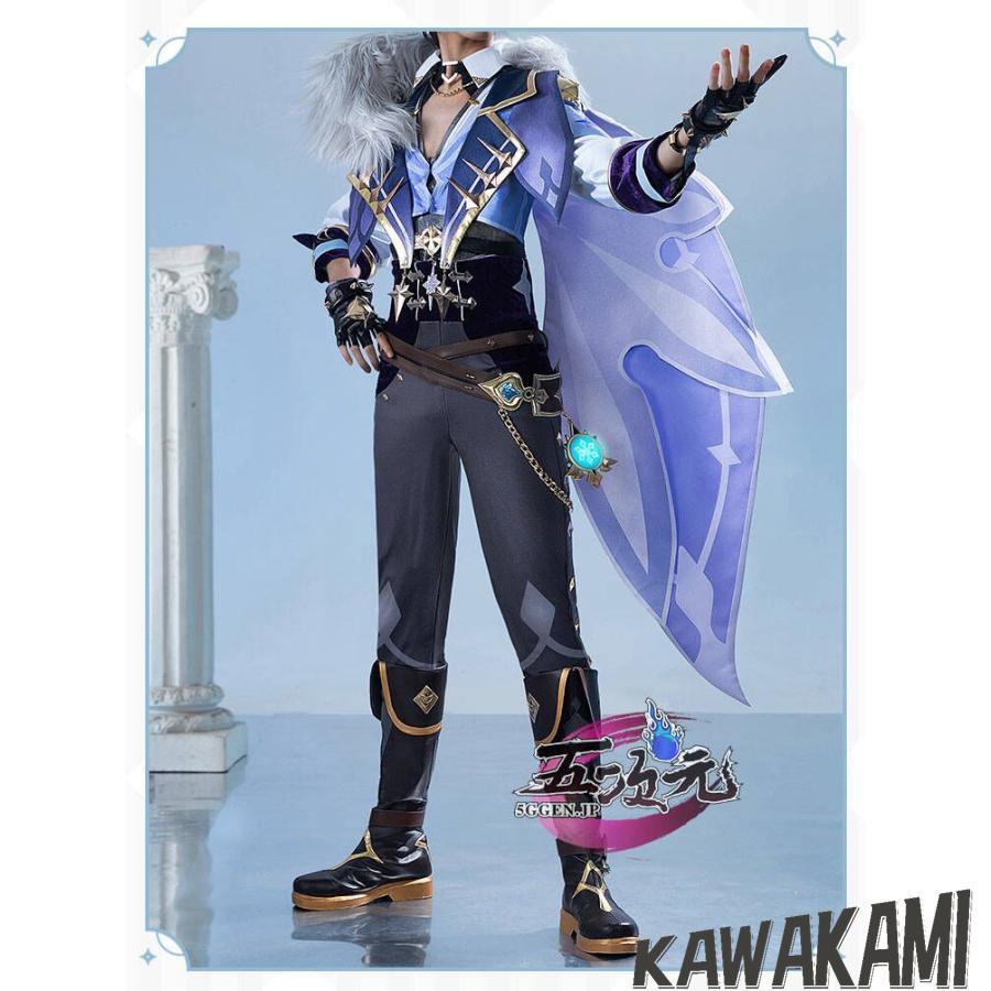 Catwushop　原神　コスプレ　ガイア　衣装　ウィッグ　靴　追加可
