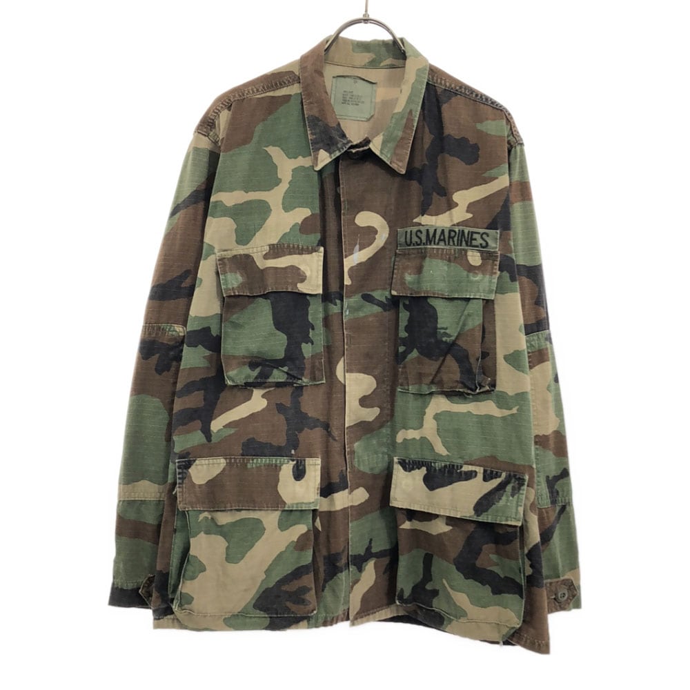 アメリカ軍 90s 迷彩 カモフラ リップストップ ミリタリージャケット S カーキ系 US ARMY メンズ