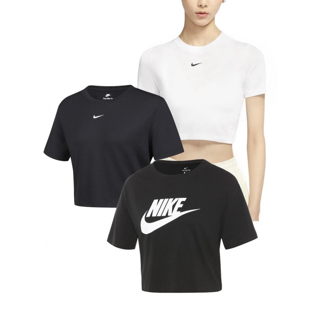 Nike (ナイキ) レディースクロップ/リブ編みショートスリーブ Tシャツ 4タイプ 9,056円