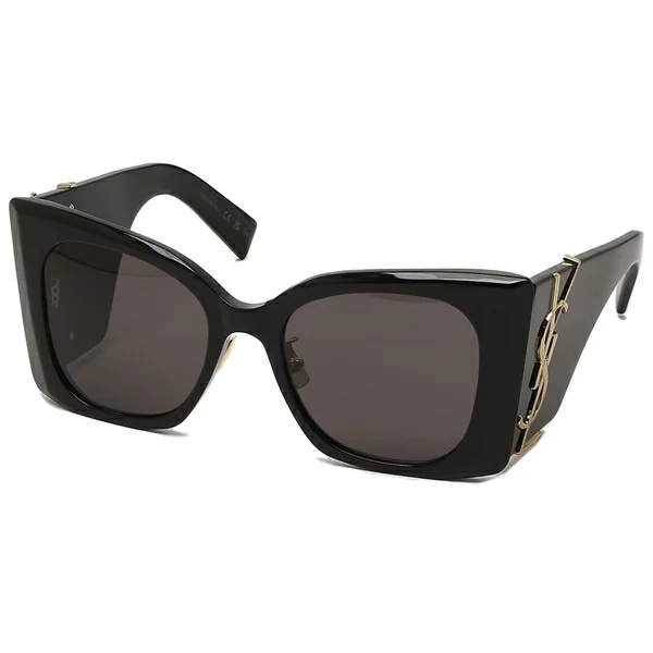 サングラス アジアンフィット ブラック レディース SAINT LAURENT PARIS SLM119F 001