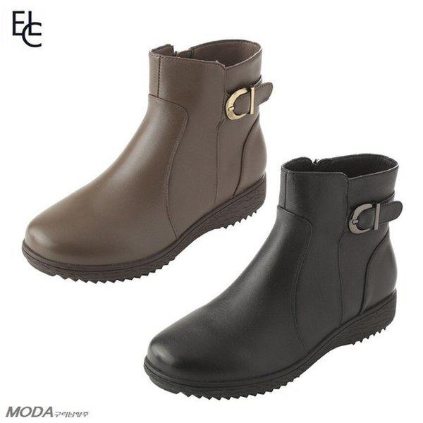 軽量クッションファー起毛アンクル女性ブーツLCWA06U613X_GN