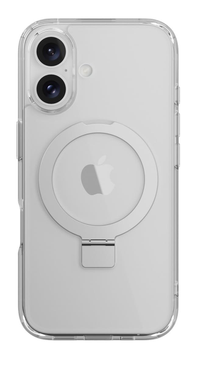 【SwitchEasy】 iPhone 16 対応 ケース クリア MagSafe 対応 スタンド リング付き 耐衝撃 MIL規格 スマホケース