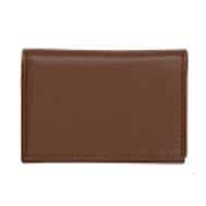 （まとめ買い）名刺入れ 本革製 80枚用 ブラウン LN08-250-BN [x3]