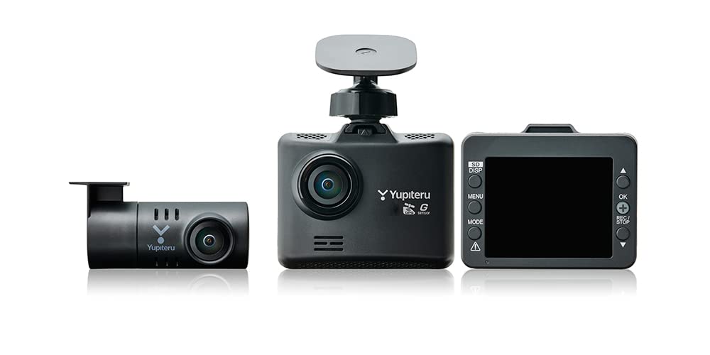 ユピテル 前後2カメラ ドライブレコーダー DRY-TW6000d 電源直結コード付属 HD＆Gセンサー＆GPS＆HDR搭載