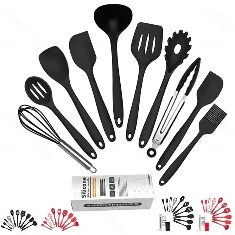 10点セット台所用品 耐熱シリコン 調理用品 10点セット 木製キッチンツール クッキングツール 製菓器具 20,028円