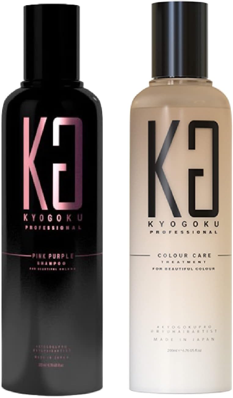 Kyogoku ピンクパープル カラーシャンプー ピンクシャンプー シャンプー カラー用シャンプー ピンクシャンプー&トリートメントセット