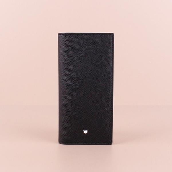 サトリアル 15CC サフィアーノ メンズ 長財布 ブラック 130320