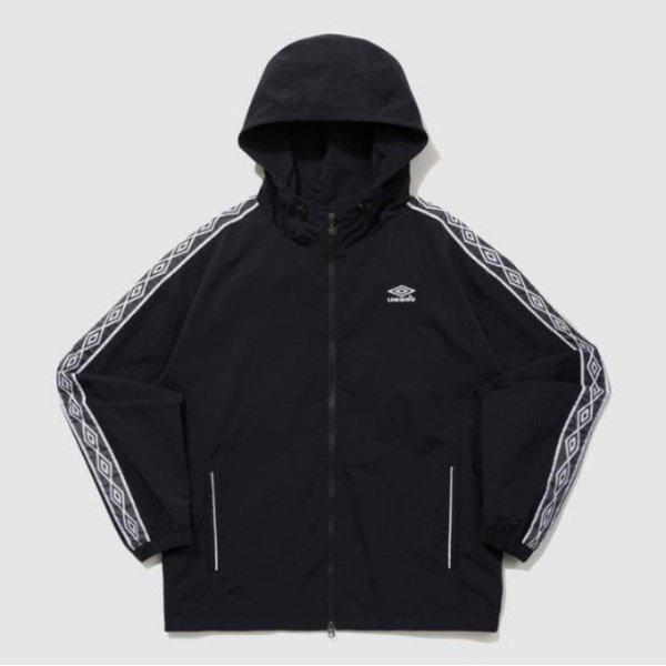 フードジップアップPQA UQ123CJK24-BLK HBLサイドダイアフードジャンパー/BLACK