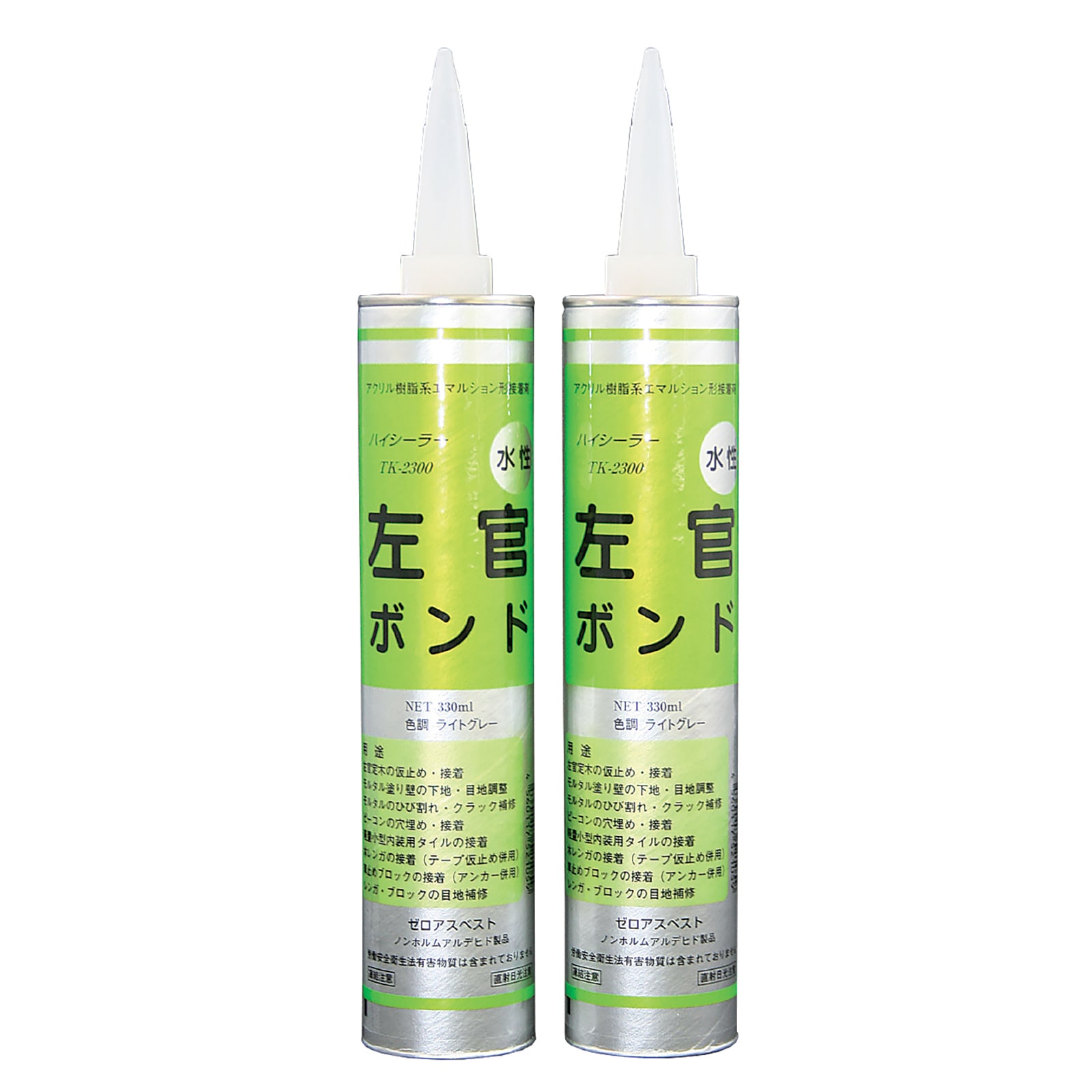 ハイシーラー TK-2300 カートリッジ 330ml 10本入 1ケース 東郊産業 TK2300 アクリル樹脂系エマルション形接着剤 左官ボンド 乾燥硬化（水性）