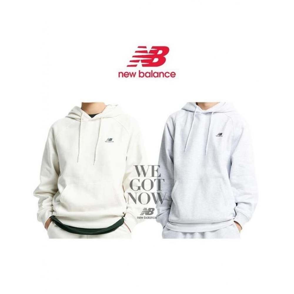 ニューバランス 男女共用 基本ロゴ フリース フードティー NBN0D41913