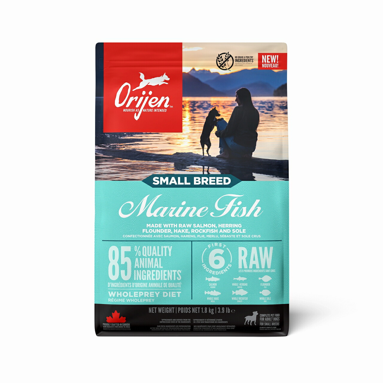 オリジン　スモールブリードマリンフィッシュ　1.8kｇ【ドッグフード】【正規品】