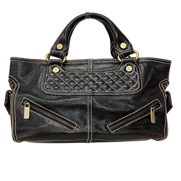 セリーヌ CELINE ブラック ブギーバッグ バッグ ハンドバッグ レディース 【中古】