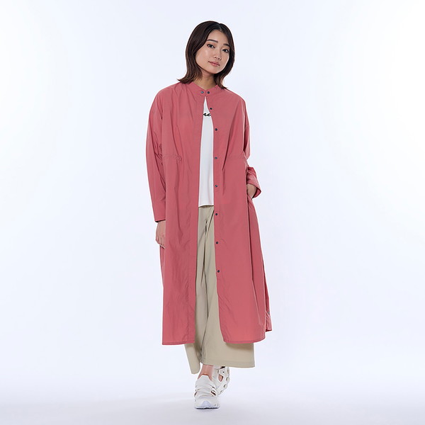 返品交換不可 大特価 MIZUNO ミズノ ウォーターリパレント ライトノーカラーコート ウィメンズ コート B2MEB25063