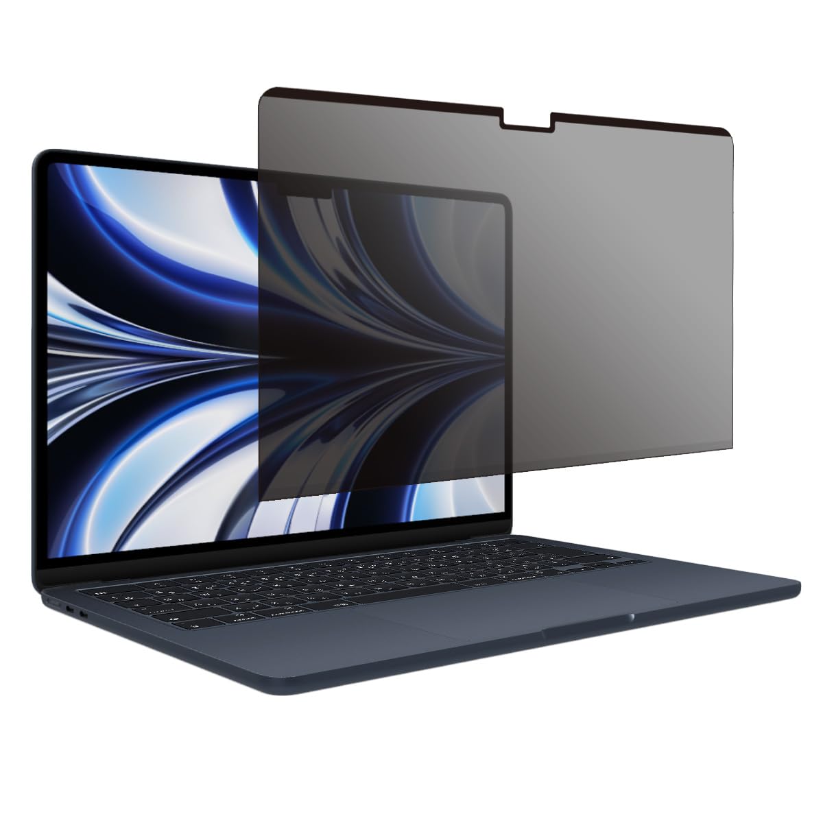 MS factory 覗き見防止 フィルター マグネット式 MacBook Air 13 M3 M2 用 ブルーライトカット のぞき見防止 プライバシーフィルター 着脱可能 MBA13-22-MAG/