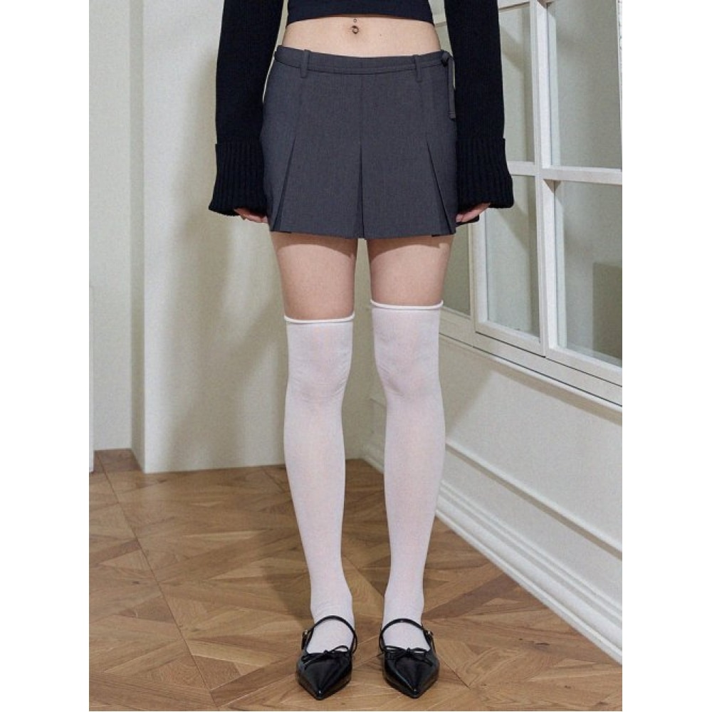 ITOV ソウルローライズプリーツスカートパンツジム