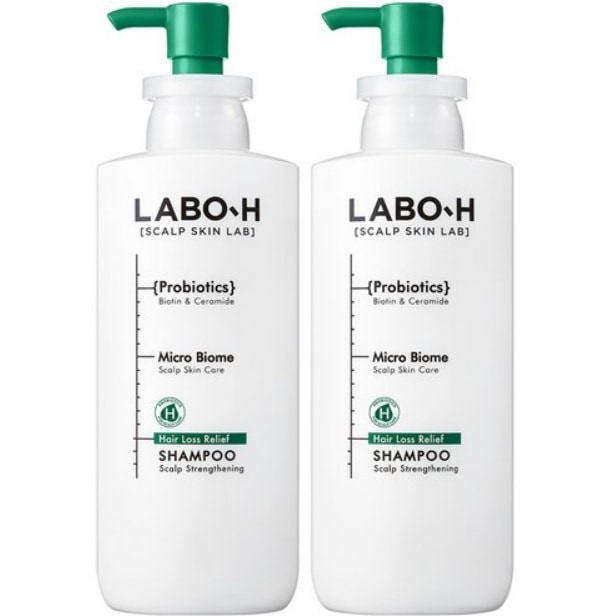 プロバイオティクス 脱毛症状緩和 シャンプー 頭皮強化,400ml*2 (鎮静,低刺激クレンジング)