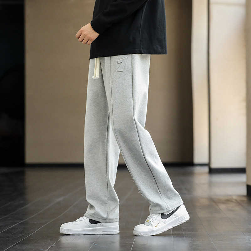 薄手 メンズ 裏起毛なし スウェットパンツ シンプル ロングパンツ ウェストゴム ストレートパンツ イージーパンツ 厚手 春夏 秋冬 裏起毛 大きいサイズ ルームウェア リラックスパンツ 綿混 5,410円