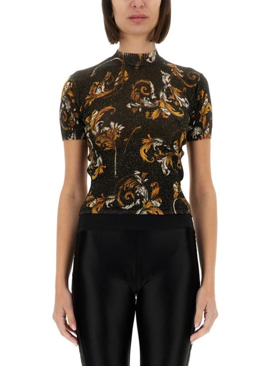 VERSACE Women Tops 78HAFM07 CMN45G89 Black