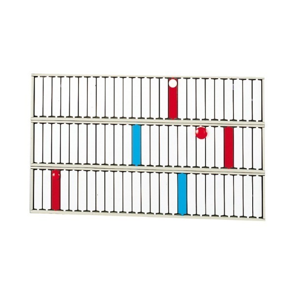 【送料無料】LIHIT LAB.リヒトラブ　回転標示盤　75口座 S2533