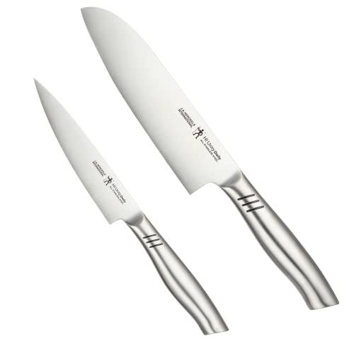 Henckels ヘンケルス 「 ユニティ デイリー 三徳/ペティ 2pcsセット 」 小刀 包丁セット ステンレス ギフト オールステンレス 食洗機対応 【日本正規販売品】 19370-002