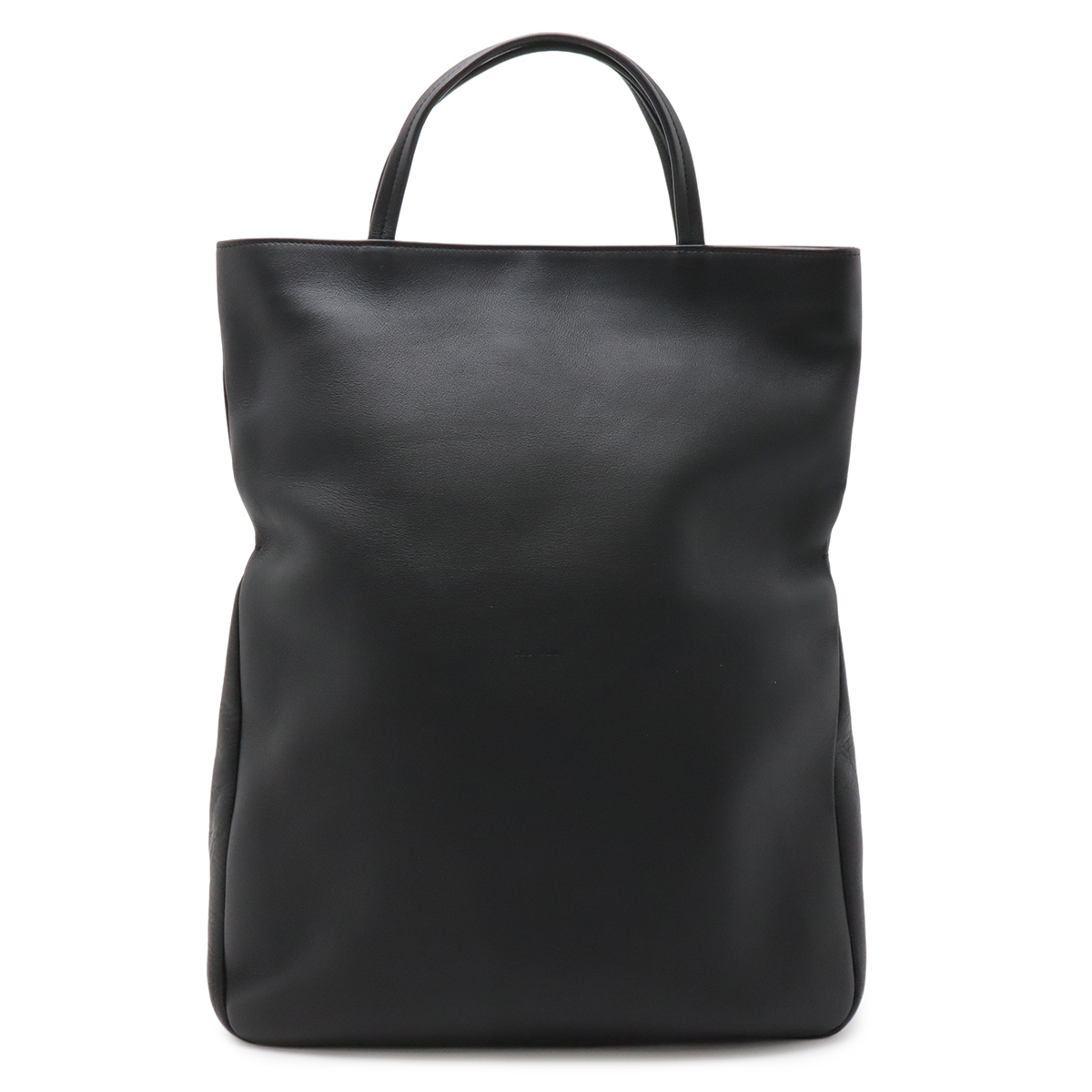 THE ROW ザ ロウ Everett Bag エバレット バッグ トートバッグ ハンドバッグ レザー ブラック 黒 W1433