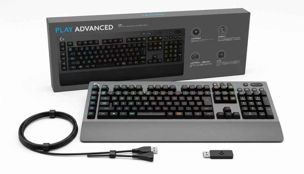【中古 動作確認済】 Logicool G ゲーミングキーボード ワイヤレス G613 LIGHTSPEED
