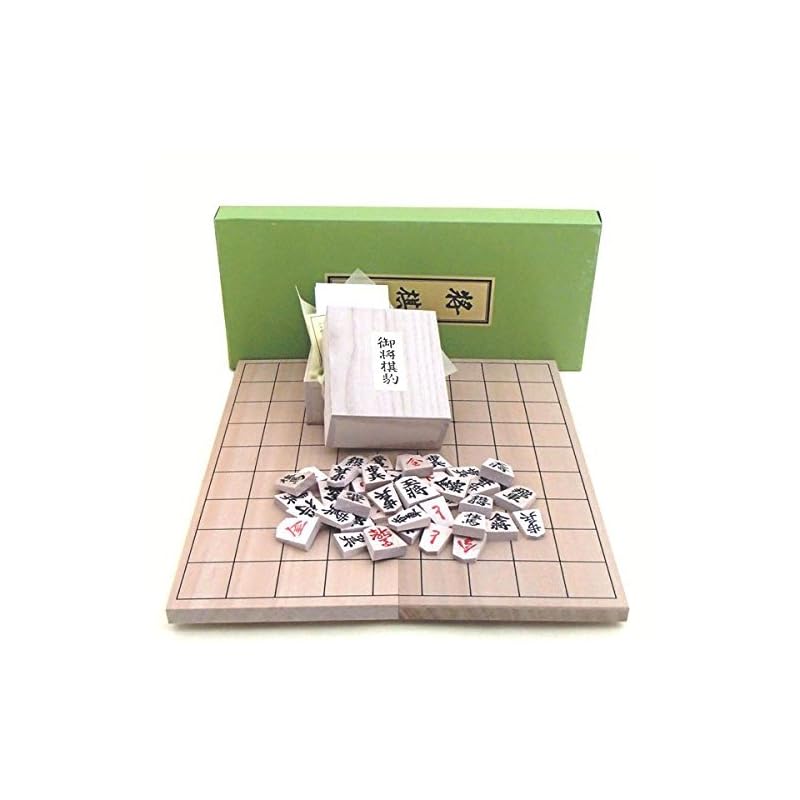 将棋盤セット お子さまにも分かり易い しっかり太字の特選将棋駒と新桂５号折将棋盤