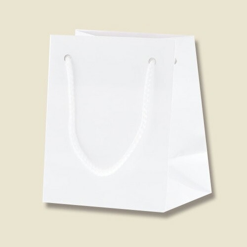 （まとめ買い）シモジマ HEIKO 手提げ紙袋 ブライトバッグ T-5 白 10枚 幅100xマチ70x高120mm 006143300 [x3セット]