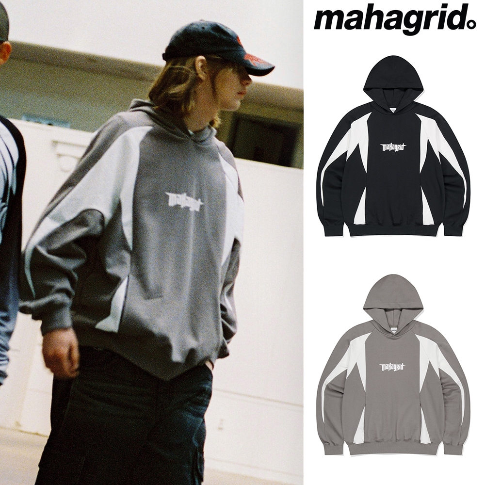 [mahagrid] PANEL RACING HOODIE