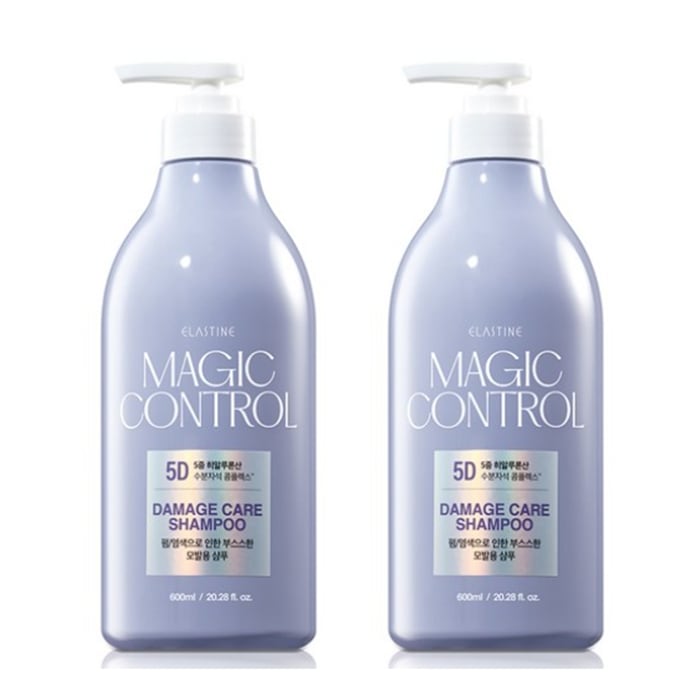 エラスチンマジックコントロールファーム染めヘア用シャンプー600ml 2個