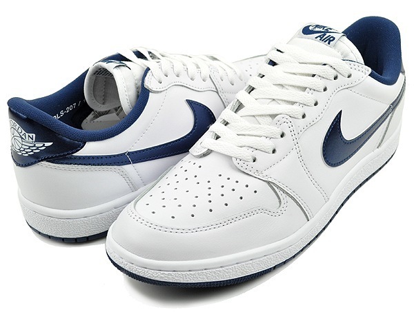エアジョーダン1 ロー 85 fb9933-141 サミットホワイト ネイビー