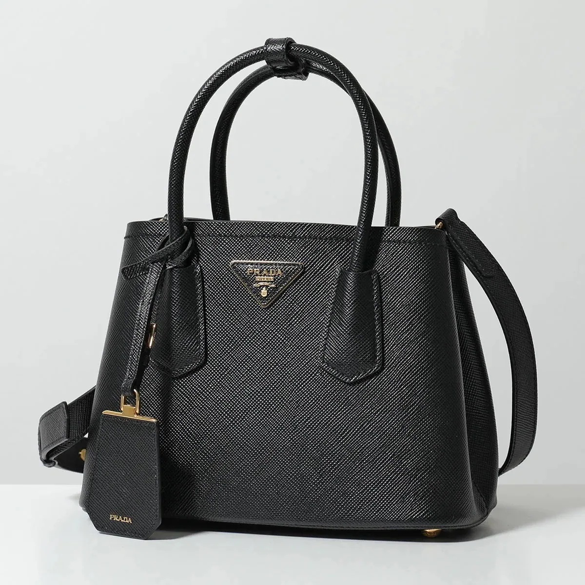 PRADA プラダ ハンドバッグ ドゥーブレ 1BG443 V XOO 2A4A レディース ショルダーバッグ レザー トライアングルロゴ 鞄 F0002/NE 240,543円