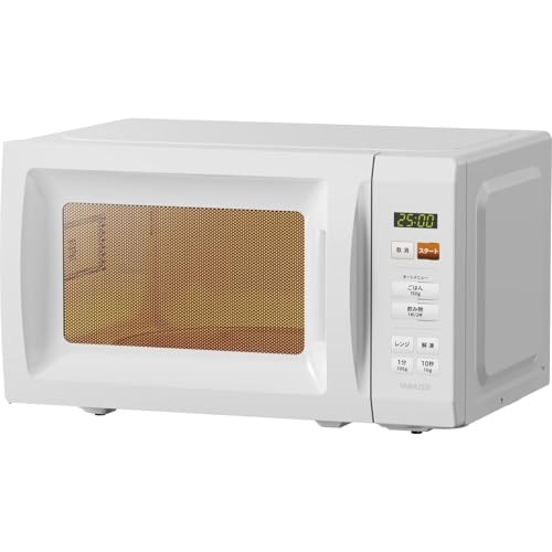[山善] 電子レンジ 17L 単機能 一人暮らし 二人暮らし ヘルツフリー ターンテーブル オートメニュー搭載 全国対応 タイマー機能付き ホワ