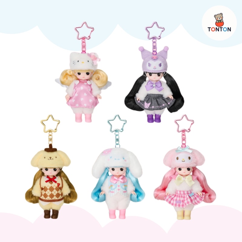 サンリオ♡ミミィちゃん りんご マスコット チャーム【激レア】 Qoo10] ミミワールド [正規品] サンリオキャラクターズ リト