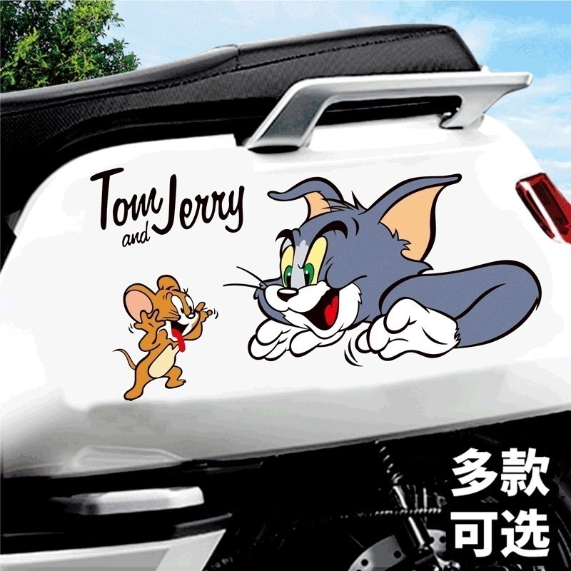 Qoo10] トムとジェリー車のステッカーマーベリック