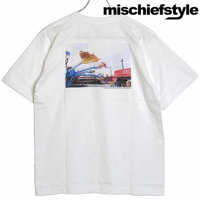 メール便 コラボ 華蔵寺フォトTシャツ [OG013] メンズレディース トップス 半袖 華蔵寺遊園地 スカイファイター SKY-FIGHTER