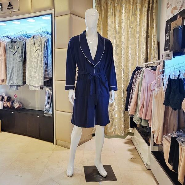 VPA456MR_メンズテリー素材モダンローブガウン