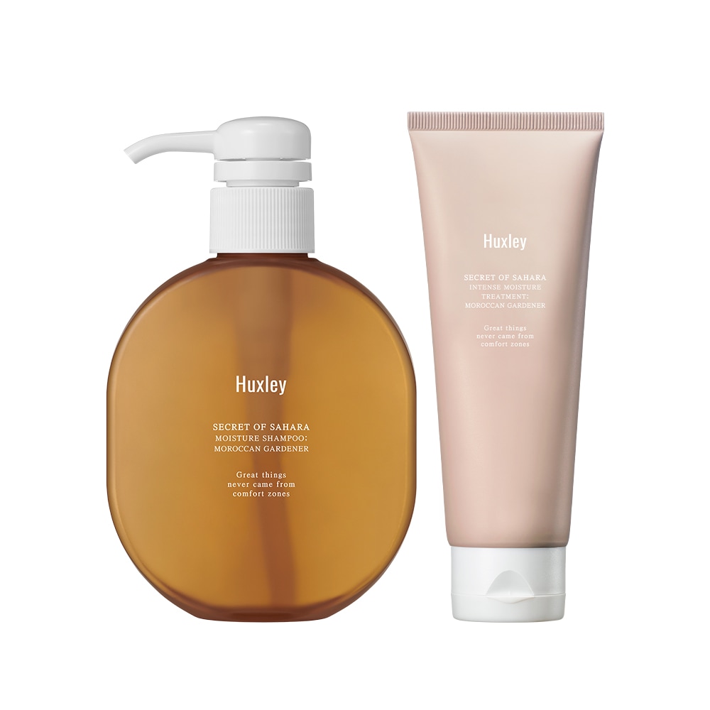 ハックスリー モイスチャーシャンプー 300mL & トリートメント 200mL デュオ