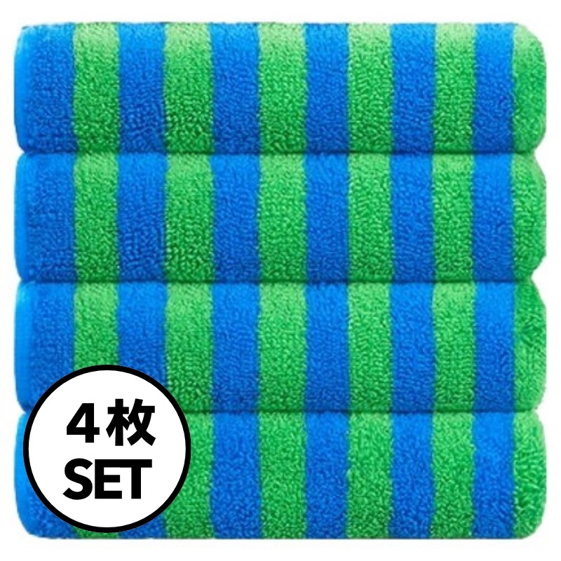 【TETO】 選べる4枚セット ストライプ エディション 4枚セット TETO Stripe Edition Towel Set フェイスタオル タオルセット スーピマコットン 正規取扱品