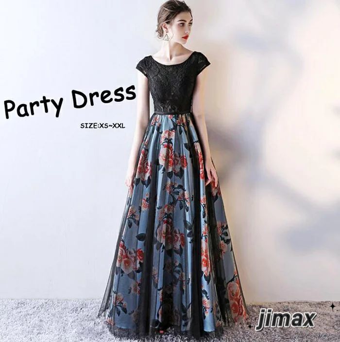 パーティードレス　結婚式 ワンピース　ロングドレス パーティードレス ロング ドレス　ピアノ 発表会 演奏会 パーティー パーティ ブライダル ウェディング 20代 30代 40代 50代 春夏秋冬 23,364円