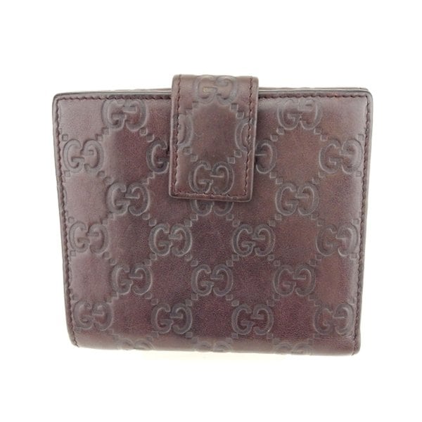 二つ折り財布 グッチシマ ブラウン レディース 中古 14,489円