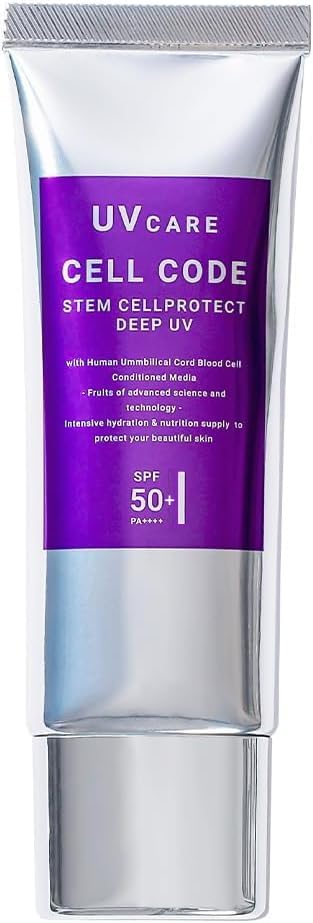 セルコード ステム プロテクト ディープ UV (40g) SPF50+ PA++++ 日焼け止め クリーム エクソソーム ナイアシンアミド セラミド 化粧下地 顔 からだ 無香料 スキンケア 保湿 4,826円