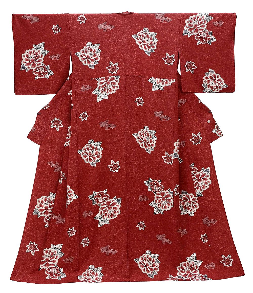 単衣 小紋 新品仕立済 正絹 単衣 人間国宝 羽田登喜男作 TOKIOetTOKI 身丈164.5cm 裄丈68cm 小紋 新品 仕立て上がり 着物 wc1174