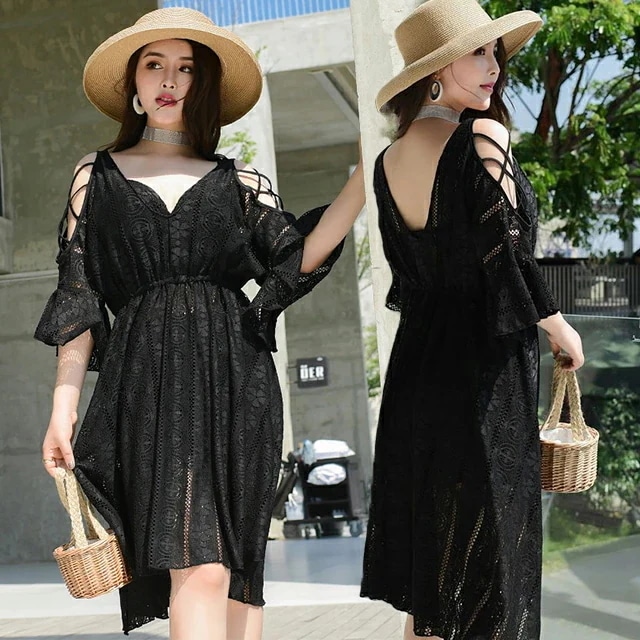 【在庫限り】水着 大きいサイズ 体型カバー レディース 水着 大きいサイズ ビキニ タンニキ レース フリル ゆったり 露出控えめ ぽっちゃり 水着 4l 5l 6l 7l 黒 カバーアップ ワン