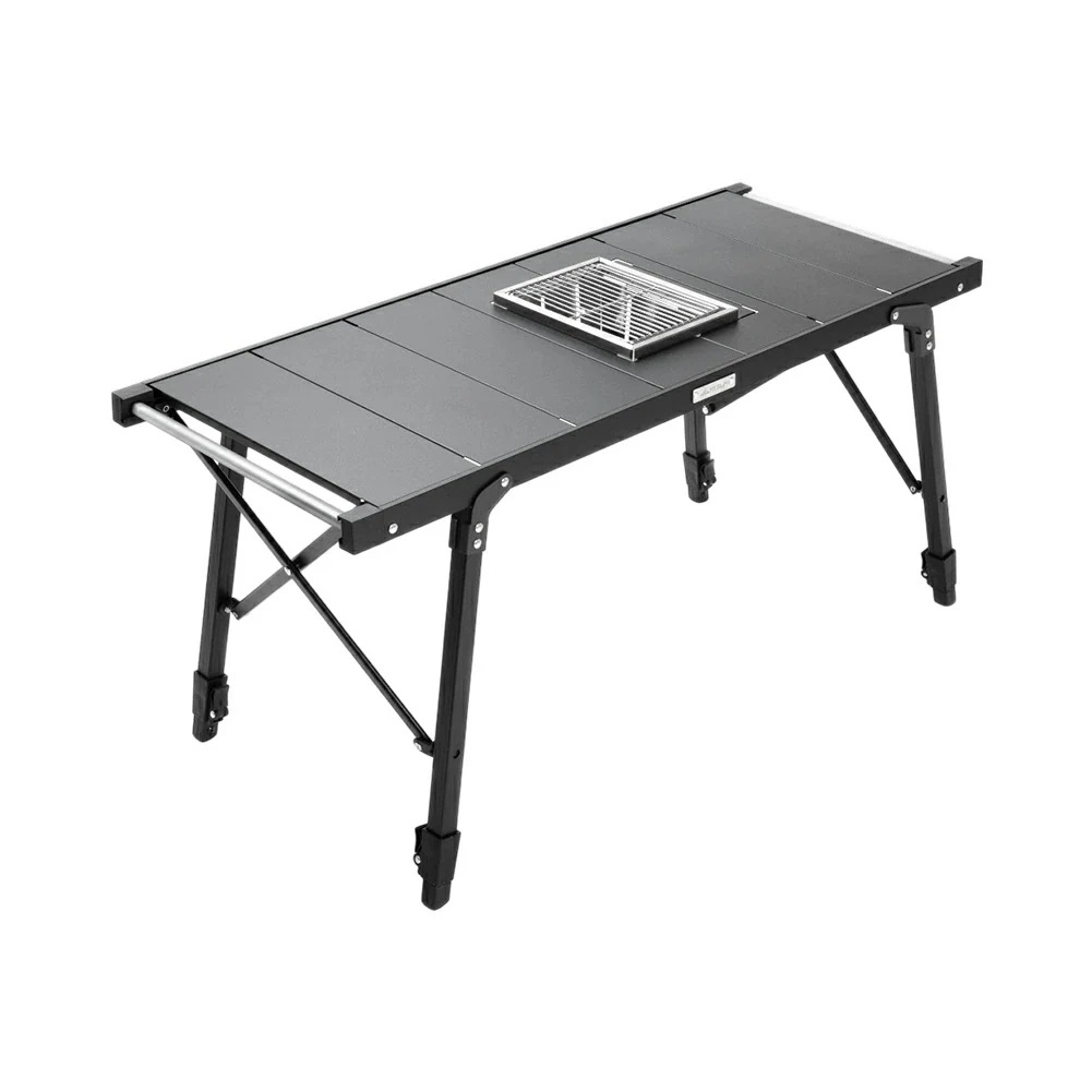ヴァーサテーブル グリル ワイドテーブル BBQテーブル 机 コンパクト収納
