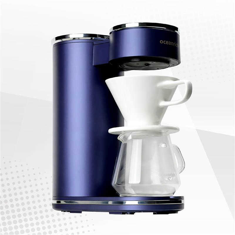 UNIQ　oceanrich 回転式自動コーヒーメーカー CM1 ネイビー　UQ-ORCM1